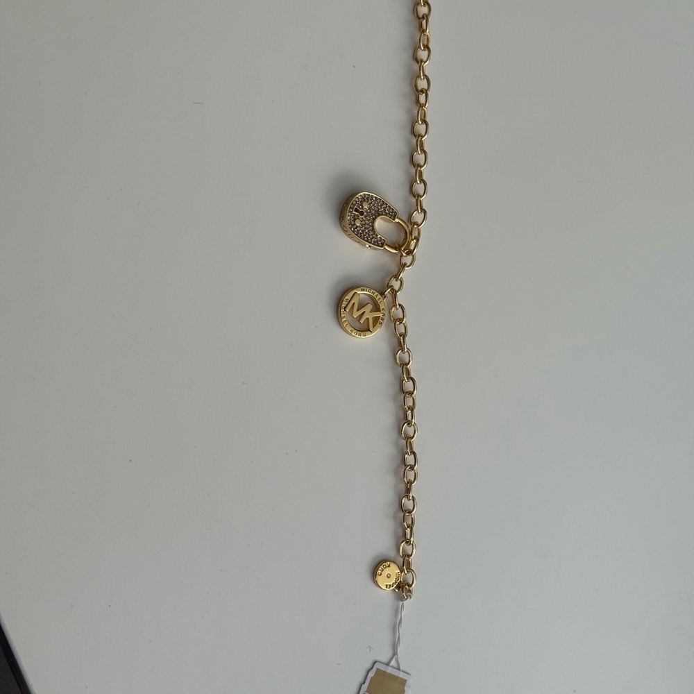 Michael Kors Gold Bracelet with Crystal Accents - Picture 4 of 4